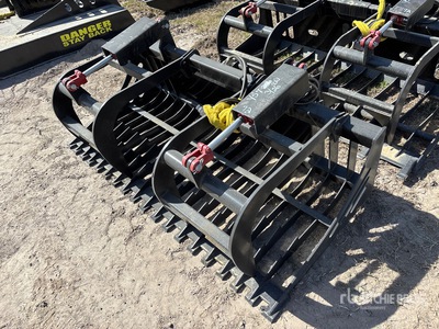 All-Star 72 In E-Series Skeleton Skid Steer Grapple (Unused)