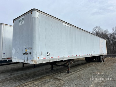 1996 Strick 53 ft x 102 in T/A Gesloten aanhangwagen