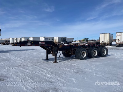 2015 Max Atlas 20 ft Tri/A B-Train Retractable Container Trailer