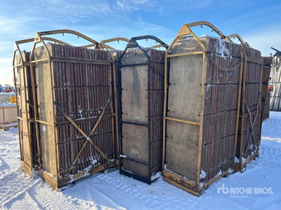 Quantity of (14) cages c\w 21 forms @ 80in Concrete Forms