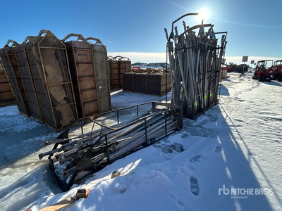 Quantity of (5) turnbuckle adjustable braces. 147 total Concrete Forms