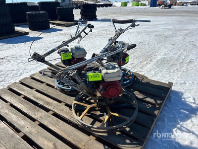 Quantity of (3) Power Trowel