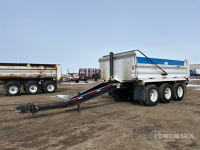 2009 RENN SL1700 17 ft Tri/A Pup エンドダンプトレーラー