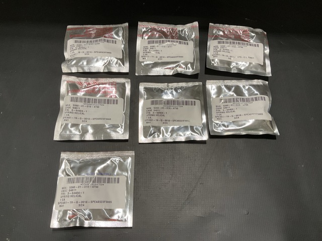(7) Boeing 3-84404-1 Helical Springs