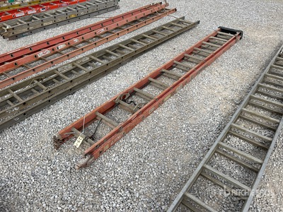 Louisville 24 Ft Fiberglass Section Extension Ladder