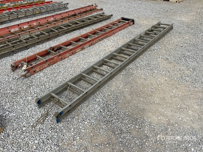 24 Ft Aluminum Section Extension Ladder