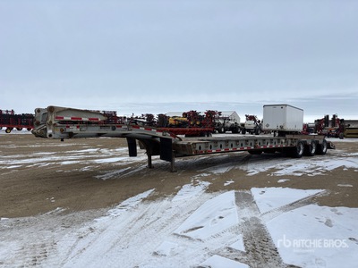 2011 Lode King 50 ton Tri/A Single Drop Lowboy Trailer