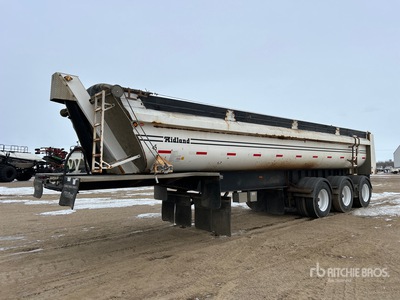 2014 Midland MG35SLX3000 35 ft Tri/A エンドダンプトレーラー