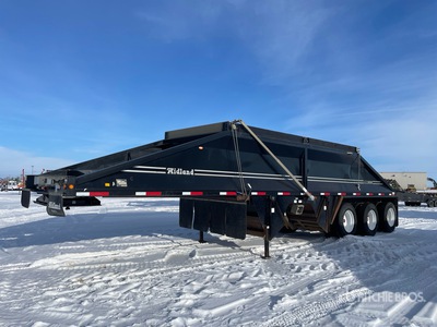 2014 Midland MX3000 38 ft Tri/A Bauchkippanhänger