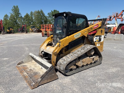 2017 Cat 289D Two-Speed High Flow Chargeuse sur rails compacte
