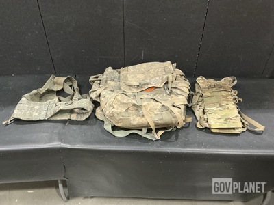 (8) Fighting Load Carriers, (71) Hydration System Carriers & Assorted Items