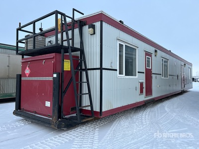 2011 Truco NS1260 60 ft x 12 ft Skid-Mounted Command Center Mobile Office