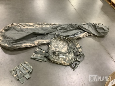 (4) Assault Packs, (12) M4 Three Mag Pouches, (3) Bivy Covers & Assorted Items