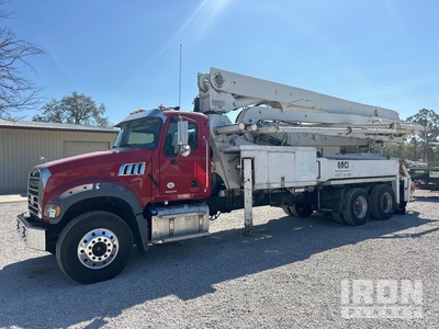 Putzmeister 36M Roll & Fold on 2021 Mack GR64F9 6x4 Concrete Pump Truck