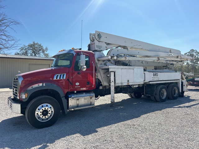 Putzmeister 36M Roll & Fold on 2021 Mack GR64F9 6x4 Concrete Pump Truck