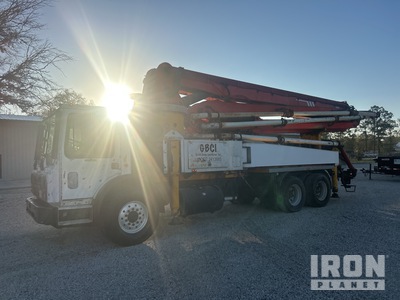 Sany 37M Roll & Fold on 2008 Mack MRU 6x4 Concrete Pump Truck