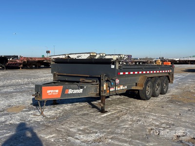 2023 Brandt 16 ft Tri/A Rimorchio Leggero Ribaltabile