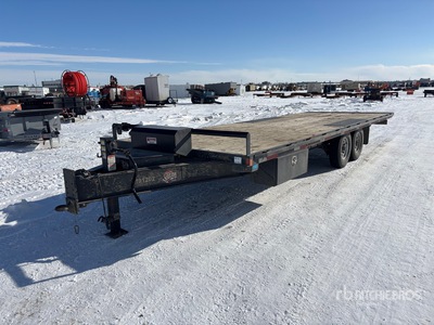 2024 Double A 24 ft T/A Tilt Deck Trailer