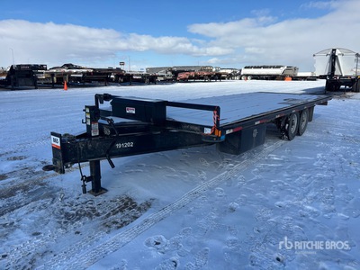 2024 Double A 24 ft T/A Aanhangwagen met kanteldek