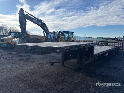 2016 Manac 53 ft Tri/A Single Drop Plateforme Surbaissée