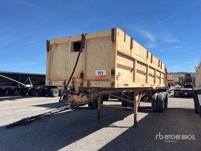 1974 Cook 26 ft T/A End Dump Trailer