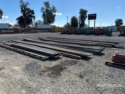 Quantity of (6) Pallets of Corrugated Metal Roofing Material and Z Purlins Miscellaneous Lengths