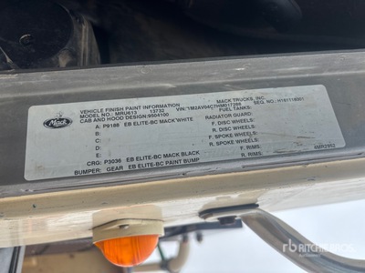 2014 Mack Essex Betonpomp vrachtwagen