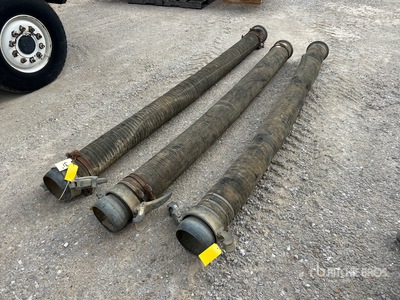Quantity of (3) 8in hard suction hoses, 31ft total Wąż do wody