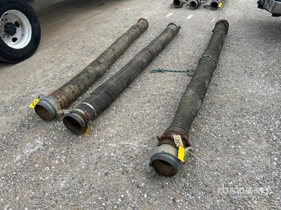 Quantity of (3) 8in hard suction hoses, 32ft total Wąż do wody