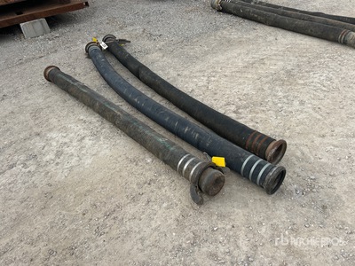(3) 6in hard suction hoses, total length 28ft Water Hose
