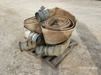 Quantity of (4) 8 in hoses, total length 200ft Wąż do wody