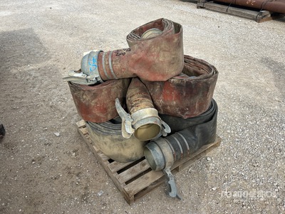 Quantity of (5) 8 in hoses, total 200ft Wąż do wody