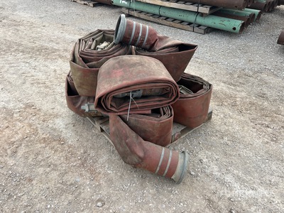 Quantity of (7) 8 in hoses, total 175ft Wąż do wody