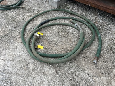 Quantity of (2) 2in hard suction hoses, total length 40ft Water Hose
