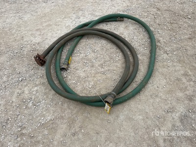 (2) 2 in hard suction hoses, total length 40ft Water Hose