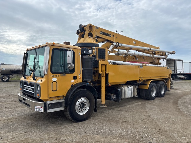 2012 Schwing 2023-4/S 32XG 32 m on 2013 Mack MRU613 6x4 Concrete Pump Truck