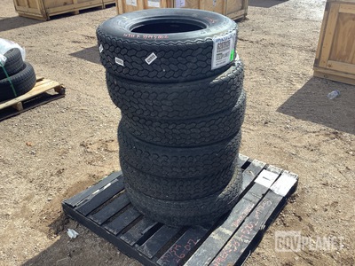 (6) Denman Express ST225/75015 Tires