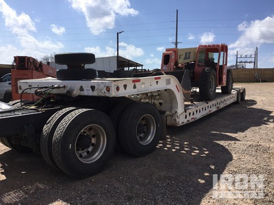 1991 Trail King T/A Expandable Axle Single Drop Removable Gooseneck Low Loader