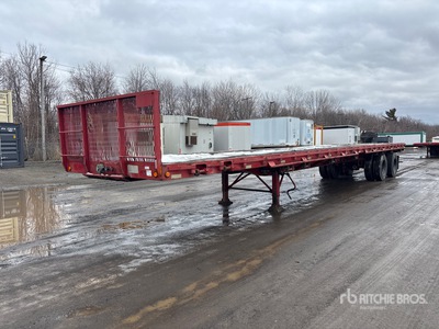 1988 Trailmobile P70 48 ft T/A Flatbed Trailer