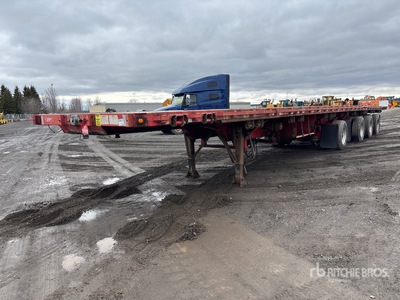 2010 Temisko 53 ft Quad/A Flatbed Trailer (Inoperable)