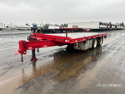 1994 Max Atlas PL2002 22 ft T/A Flatbed Trailer
