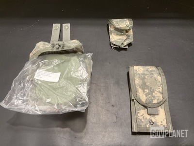 (50) Universal First Aid Kits, (132) M4 Two Mag Pouches & Assorted Items