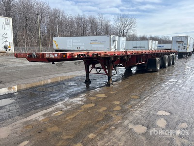 2010 Temisko 53 ft Quad/A Flatbed Trailer