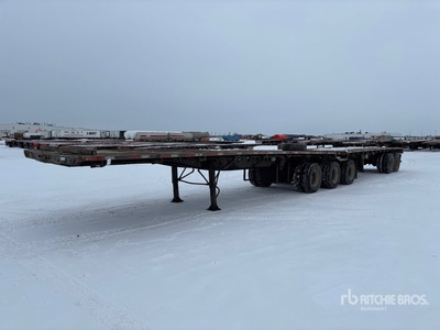 2007 Lode King 32 ft Super B-Train Lead Flatbed Trailer