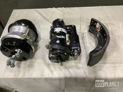 (4) Brake Shoe Sets, (1) Direct Current Starter & Assorted Items