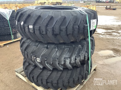 (3) S.T.A. 17.5-25 Tires w/Wheels