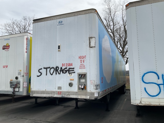 2006 Hyundai V12530152-AS 53 ft x 102 in Sliding T/A Van Trailer