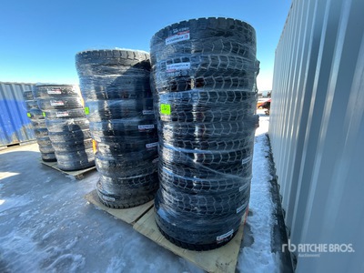 Quantity of (16) 11R22.5 Drive Tires 18 Ply FM750 Tires (Unused)