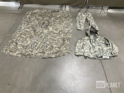 (59) Poncho Liners, (12) Pairs of Trousers, (8) Jackets & Assorted Items