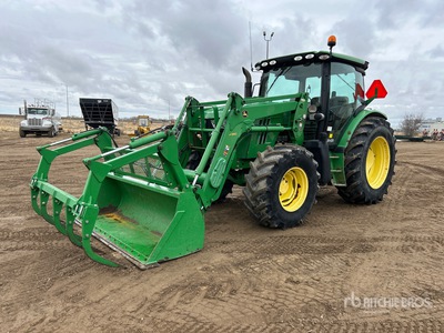 2012 John Deere 6125R 4WD-tractor